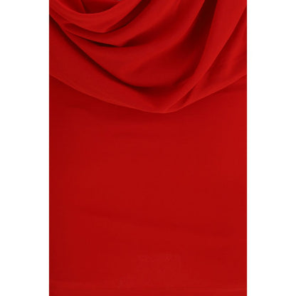 Abito da cocktail Jacquemus rosso in viscosa