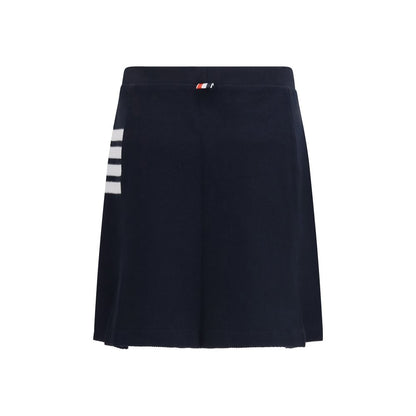 Minigonna in cotone blu Thom Browne
