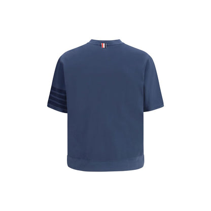 Thom Browne Abbigliamento sportivo in cotone blu