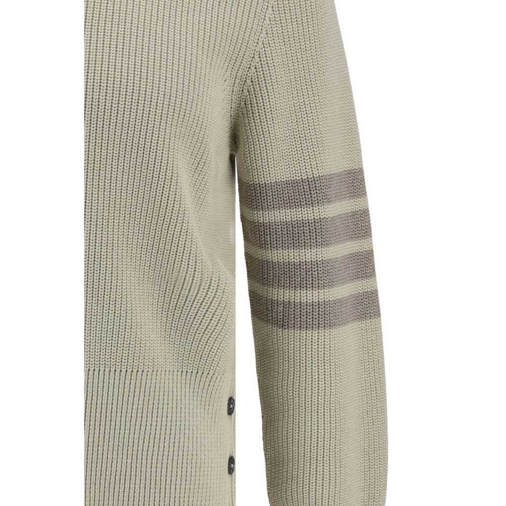 Felpa Thom Browne in cotone beige