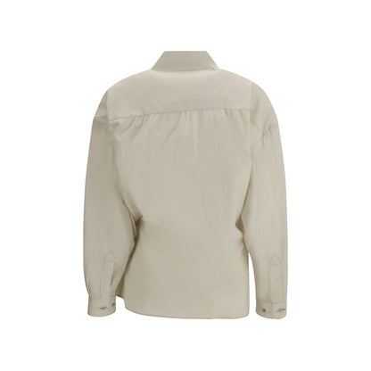 Camicia Lemaire in cotone beige