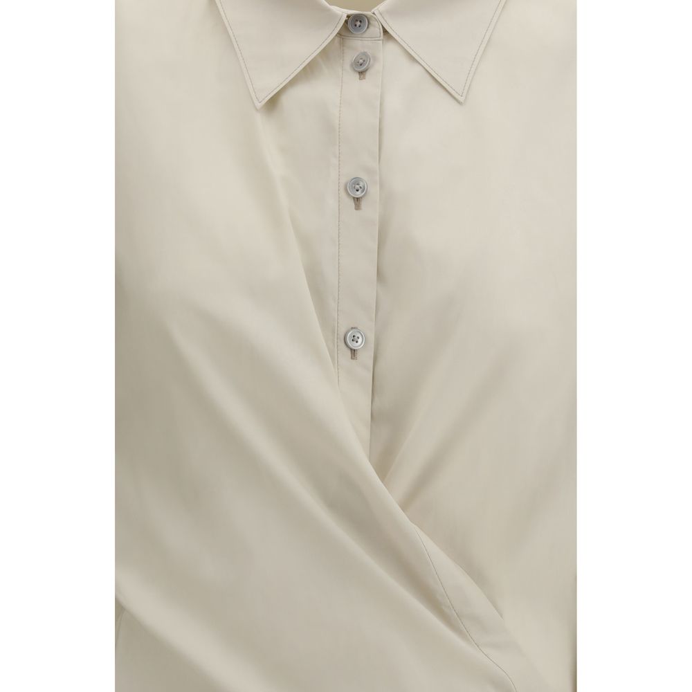 Chemise Lemaire en coton beige