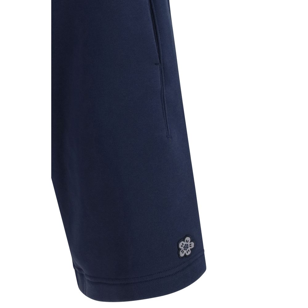 Short Kenzo Bermuda en Coton Bleu