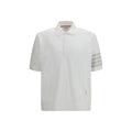 Polo Thom Browne en coton blanc