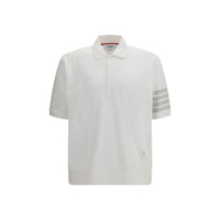 Polo Thom Browne in cotone bianco