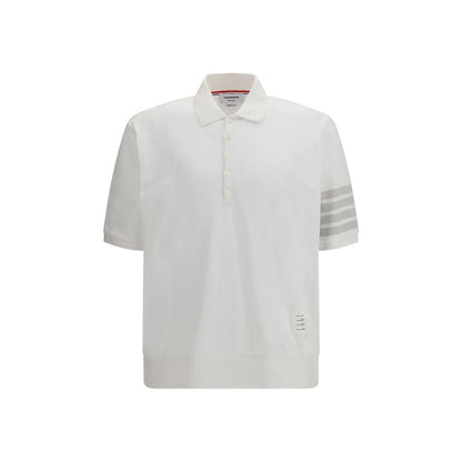 Polo Thom Browne in cotone bianco