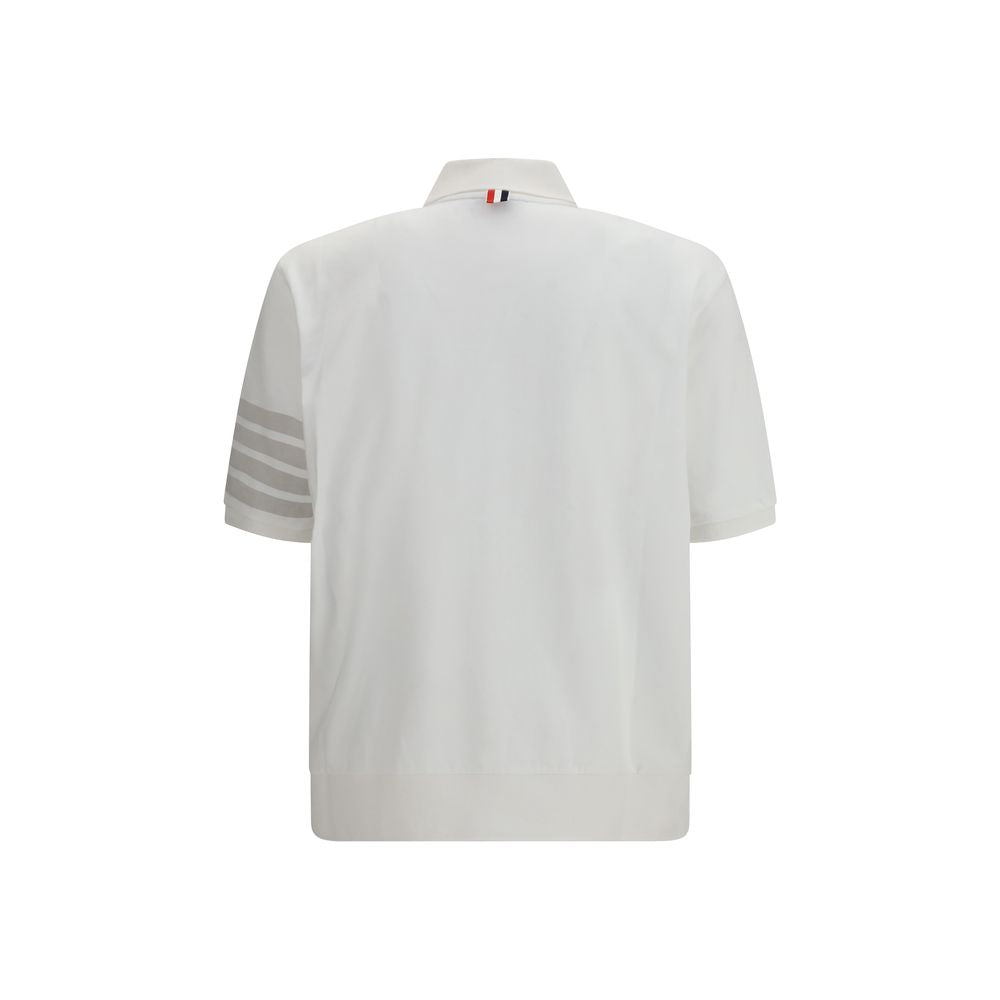Polo Thom Browne in cotone bianco