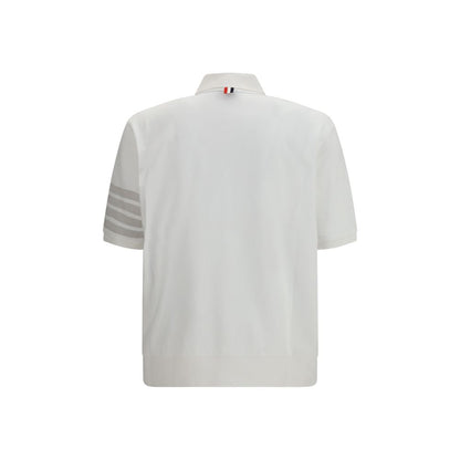 Polo Thom Browne in cotone bianco