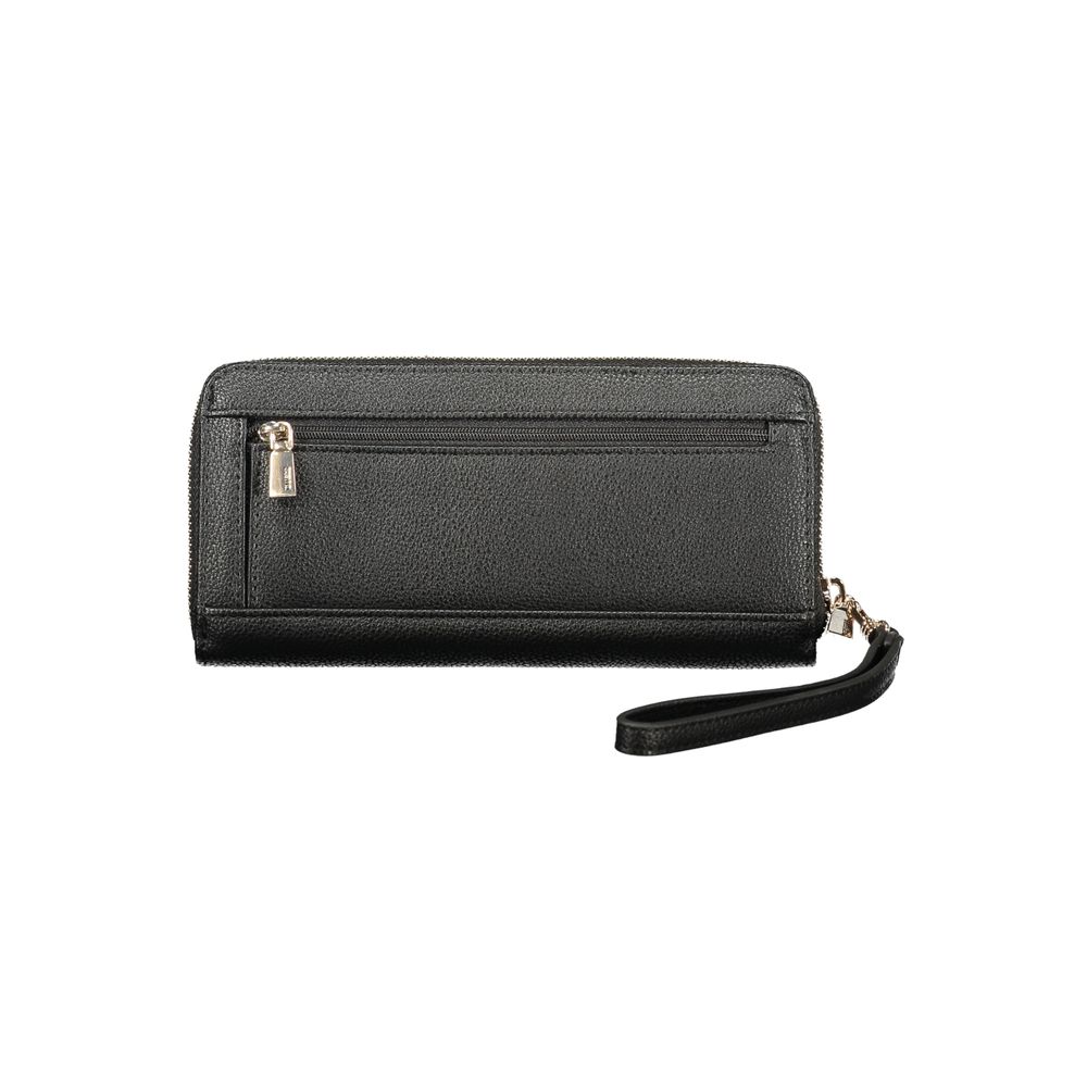 Portefeuille femme Guess Jeans en polyuréthane noir