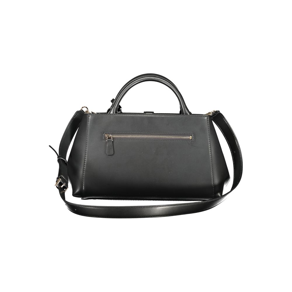 Borsa a mano da donna Guess Jeans in poliuretano nero