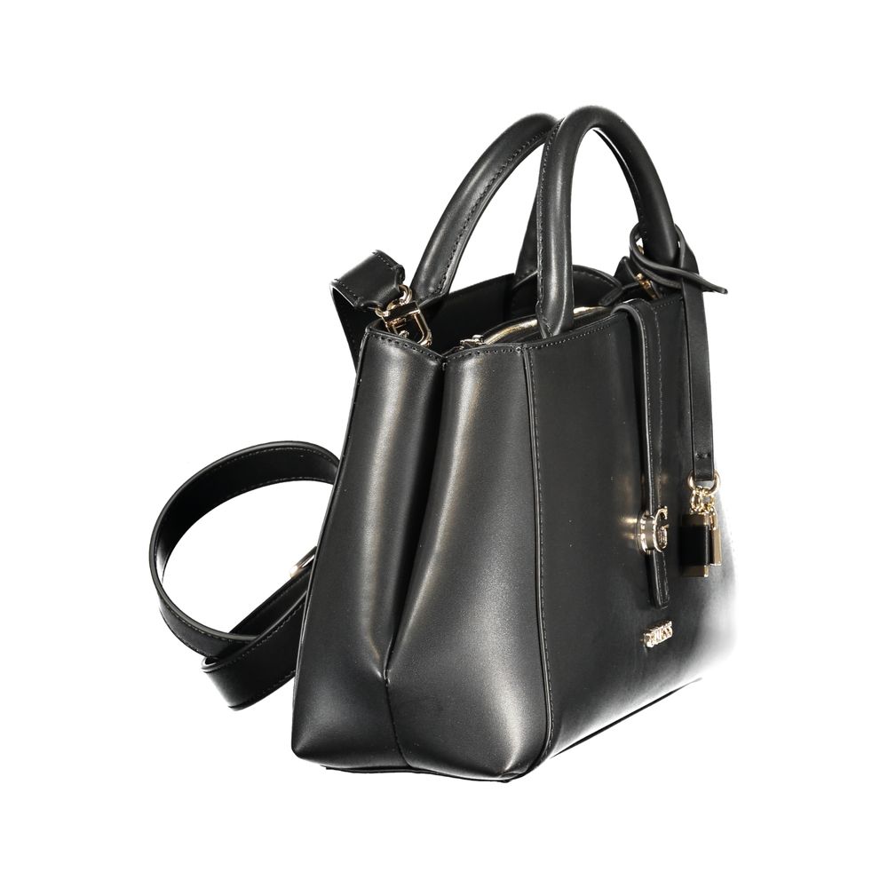 Borsa a mano da donna Guess Jeans in poliuretano nero