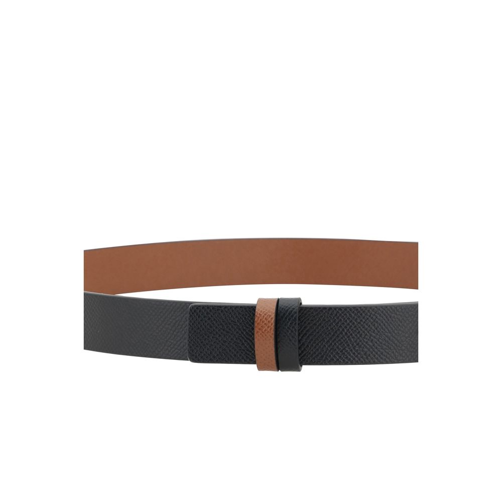 Ceinture en cuir de veau noir Bos Taurus Ferragamo