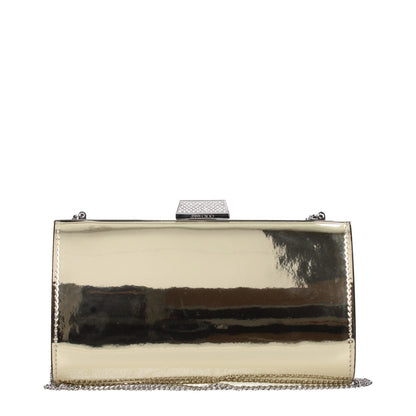 Pochette en cuir doré Jimmy Choo