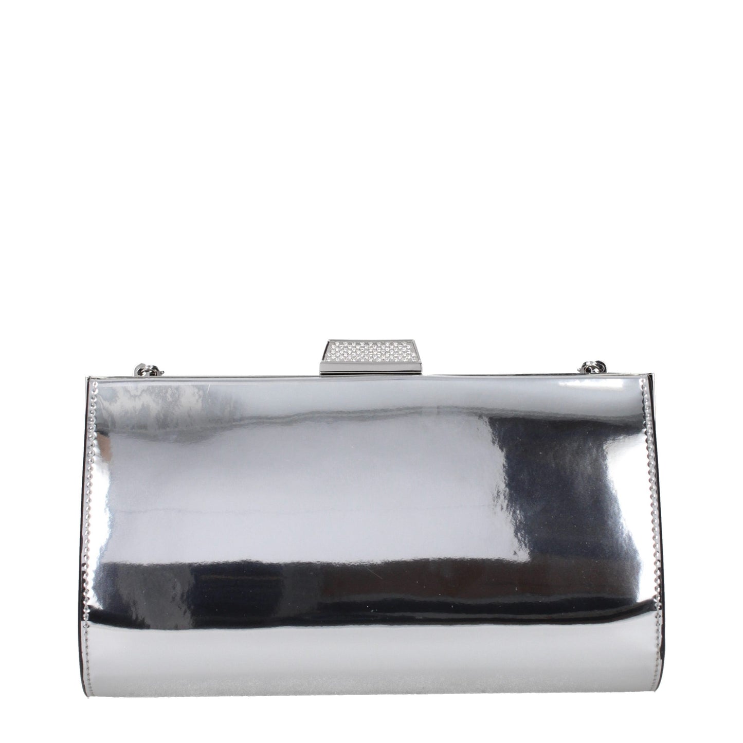 Borsa clutch Jimmy Choo in pelle grigia