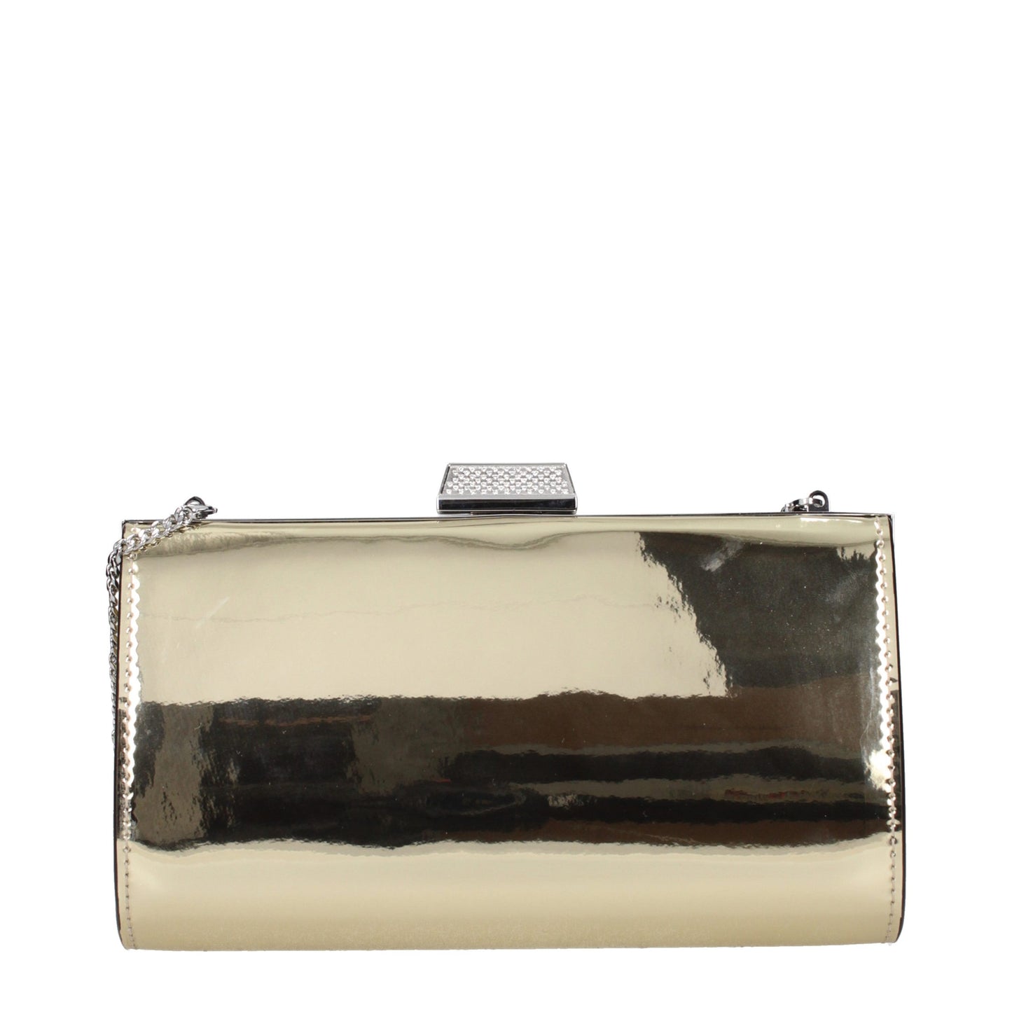 Pochette en cuir doré Jimmy Choo