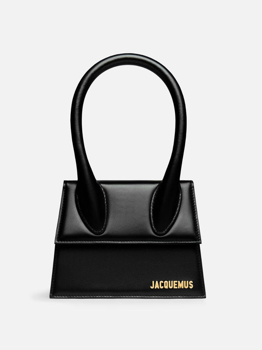 Borsa Jacquemus Le Chiquito Moyen in pelle nera