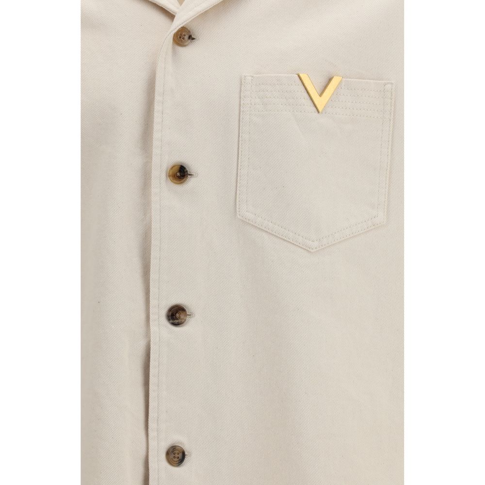 Chemise en jean beige Valentino