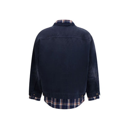 Giacca Balenciaga in denim di cotone blu