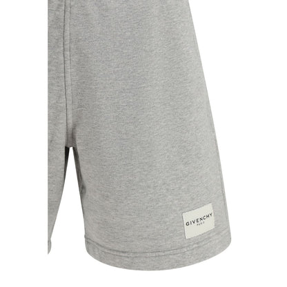 Bermuda Givenchy grigi in cotone