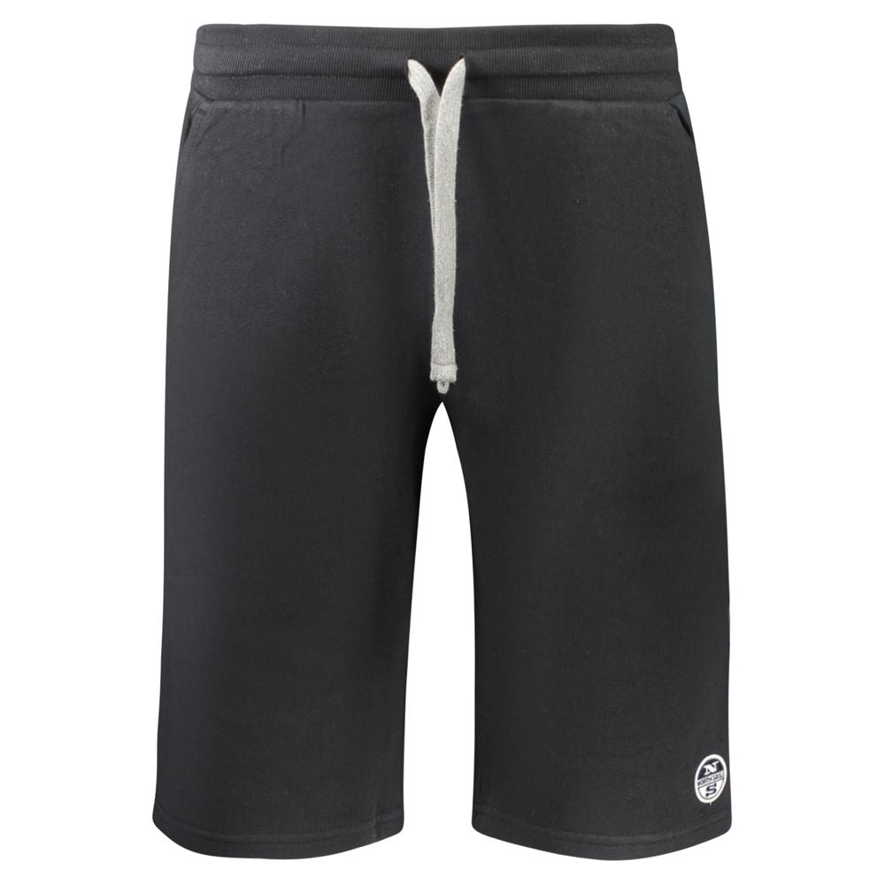 North Sails Pantalone Tuta Uomo in Cotone Nero