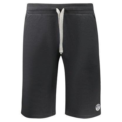 North Sails Pantalone Tuta Uomo in Cotone Nero