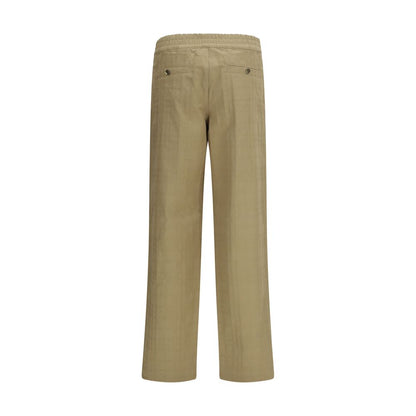 Pantaloni Casual Burberry Beige in Cotone