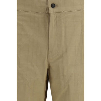 Pantaloni Casual Burberry Beige in Cotone