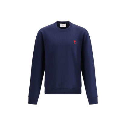 Felpa Ami Paris in cotone blu