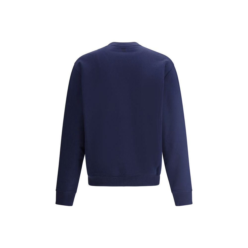 Felpa Ami Paris in cotone blu