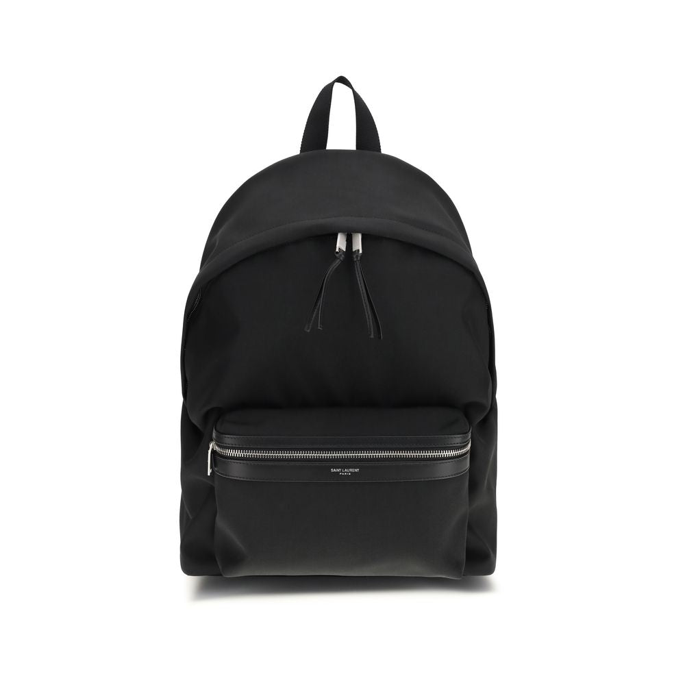 Zaino Saint Laurent in tessuto nero