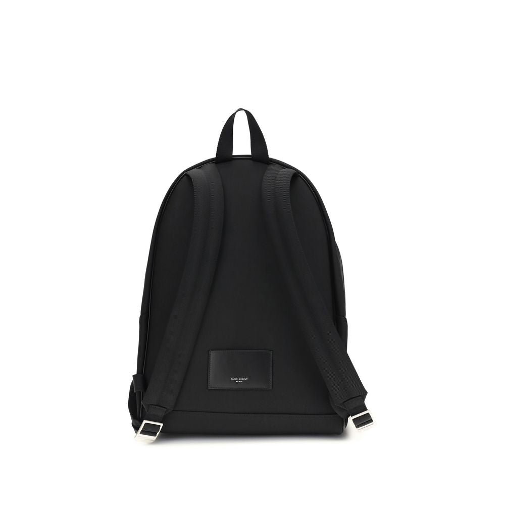 Zaino Saint Laurent in tessuto nero