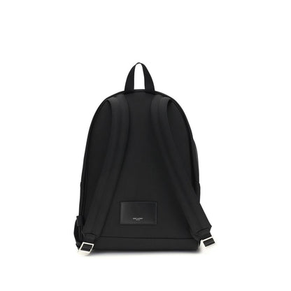 Zaino Saint Laurent in tessuto nero