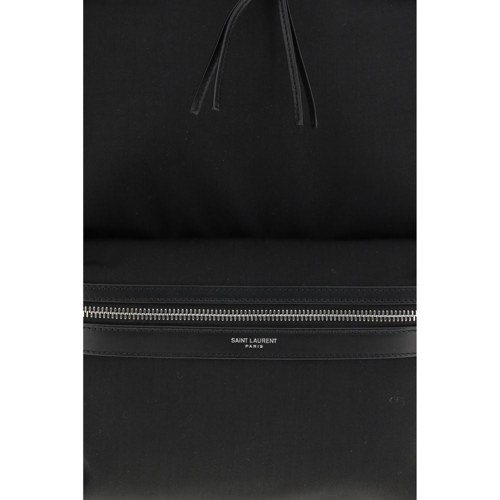 Zaino Saint Laurent in tessuto nero