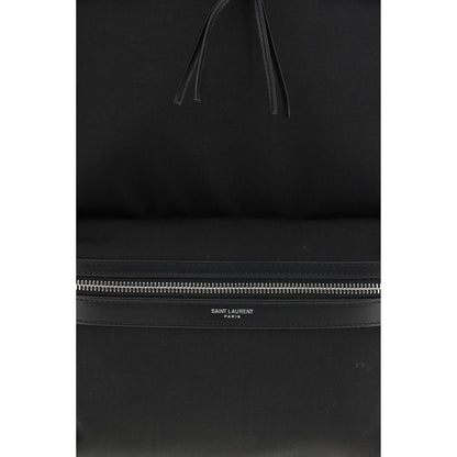 Zaino Saint Laurent in tessuto nero