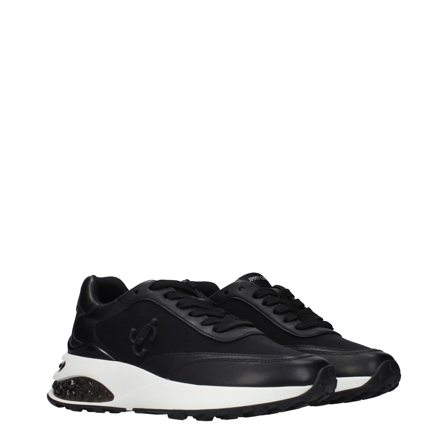 Sneakers sportive in tessuto nere Jimmy Choo