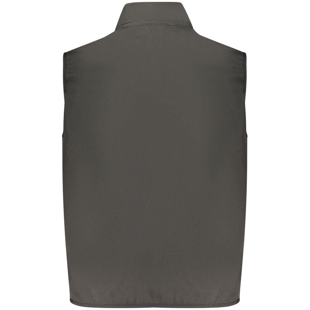 Norvegia 1963 Gilet da uomo in poliestere nero