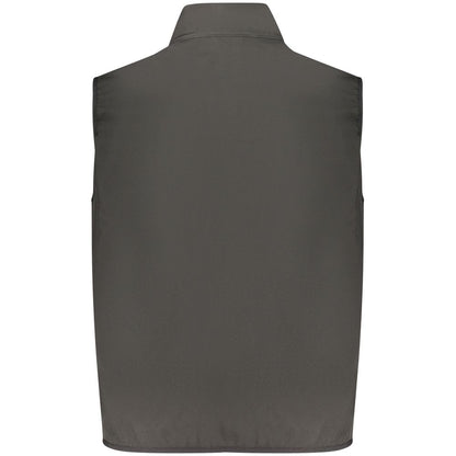 Norvegia 1963 Gilet da uomo in poliestere nero