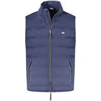 Norvegia 1963 Gilet da uomo in poliestere blu