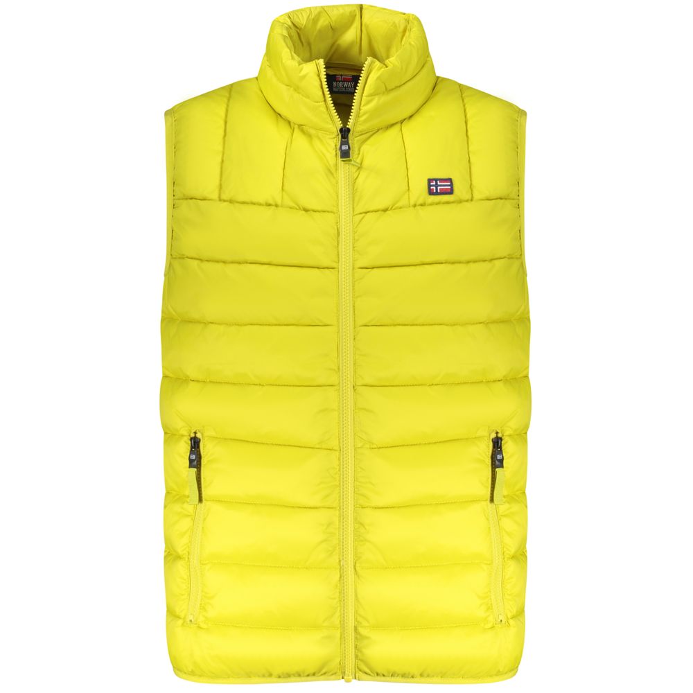Norvège 1963 Gilet Homme en Polyamide Jaune Vif