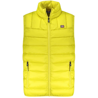Norvège 1963 Gilet Homme en Polyamide Jaune Vif