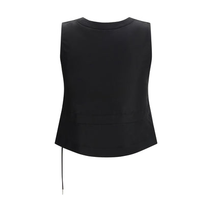 Gilet Sacai en polyester noir