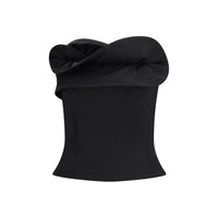 Corset Magda Butrym en Laine Polaire Noire