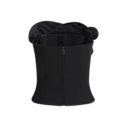 Corset Magda Butrym en Laine Polaire Noire