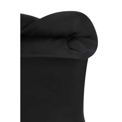Corset Magda Butrym en Laine Polaire Noire