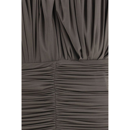 Robe décontractée Magda Butrym Marron Cuivré