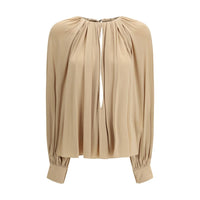Camicetta in viscosa beige Ferragamo