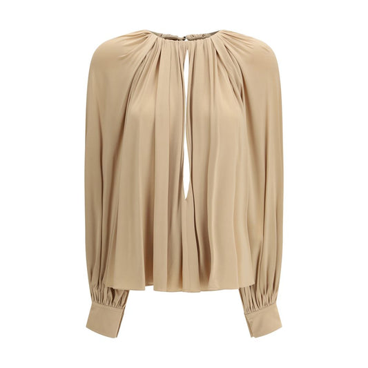 Camicetta in viscosa beige Ferragamo