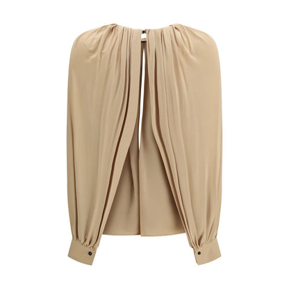 Camicetta in viscosa beige Ferragamo