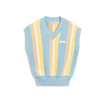 Gilet Autry in cotone blu