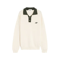 Polo Autry en coton beige